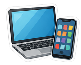 Technology vocabulary illustration