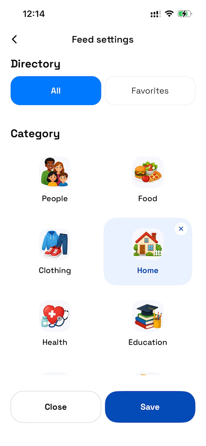 Vocadaily vocabulary categories